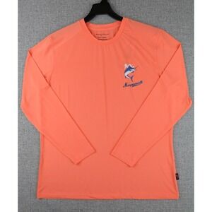 Margaritaville Mens Long Sleeve Breathable Lightweight  Sun Tee M L XL Swordfish